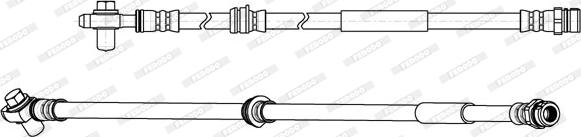 Ferodo FHY2842 - Bremsschlauch alexcarstop-ersatzteile.com