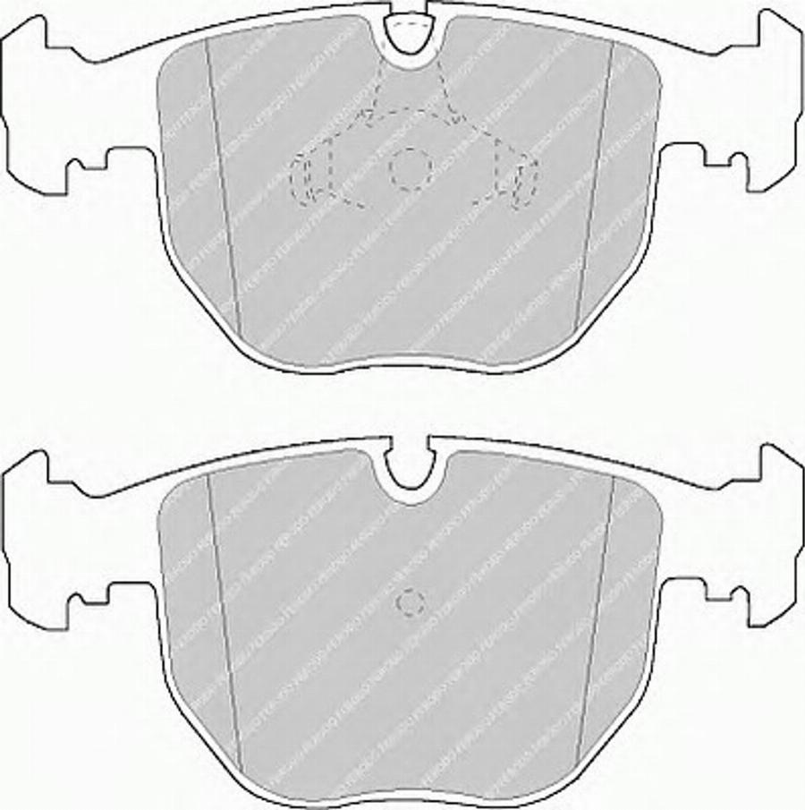 Ferodo FQT997 - Bremsbelagsatz, Scheibenbremse alexcarstop-ersatzteile.com