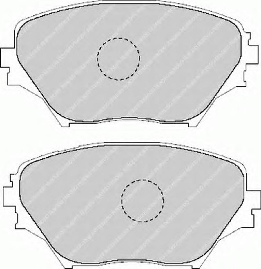 Ferodo FQT1514 - Bremsbelagsatz, Scheibenbremse alexcarstop-ersatzteile.com