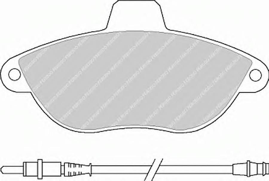 Ferodo FQT1002 - Bremsbelagsatz, Scheibenbremse alexcarstop-ersatzteile.com