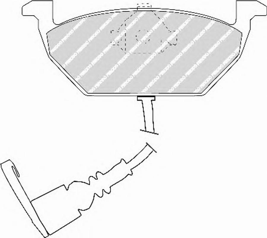 Ferodo FQT1398 - Bremsbelagsatz, Scheibenbremse alexcarstop-ersatzteile.com