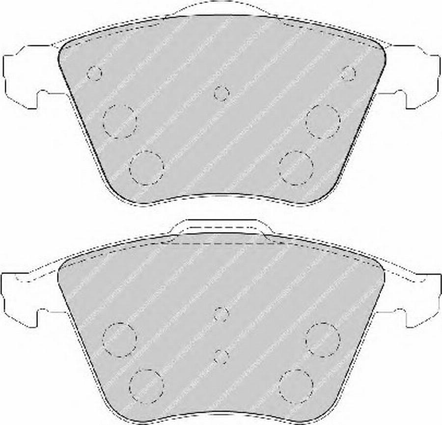 Ferodo FQT1706 - Bremsbelagsatz, Scheibenbremse alexcarstop-ersatzteile.com