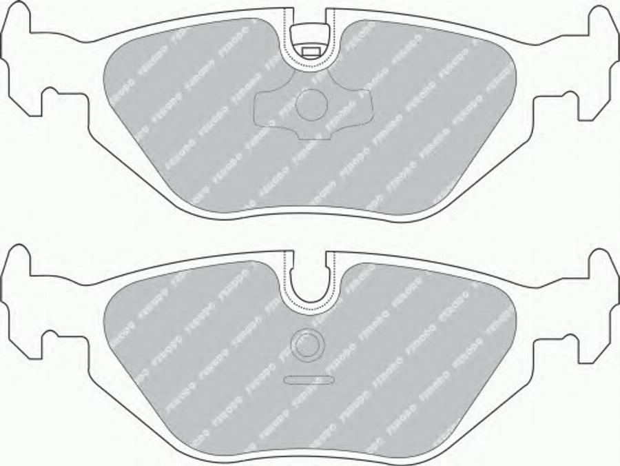 Ferodo FQT850 - Bremsbelagsatz, Scheibenbremse alexcarstop-ersatzteile.com