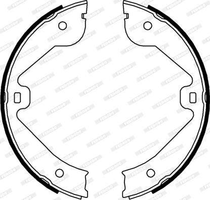 Ferodo FSB4000 - Bremsbackensatz, Feststellbremse alexcarstop-ersatzteile.com