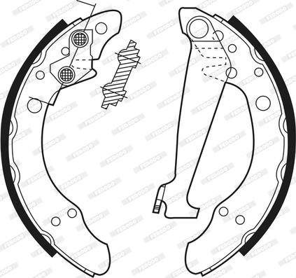 Ferodo FSB408 - Bremsbackensatz alexcarstop-ersatzteile.com