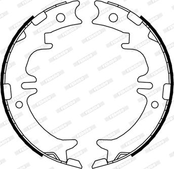 Ferodo FSB674 - Bremsbackensatz, Feststellbremse alexcarstop-ersatzteile.com