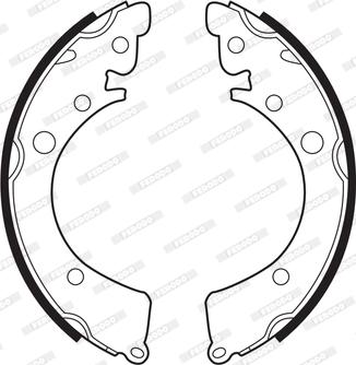 Ferodo FSB231 - Bremsbackensatz alexcarstop-ersatzteile.com