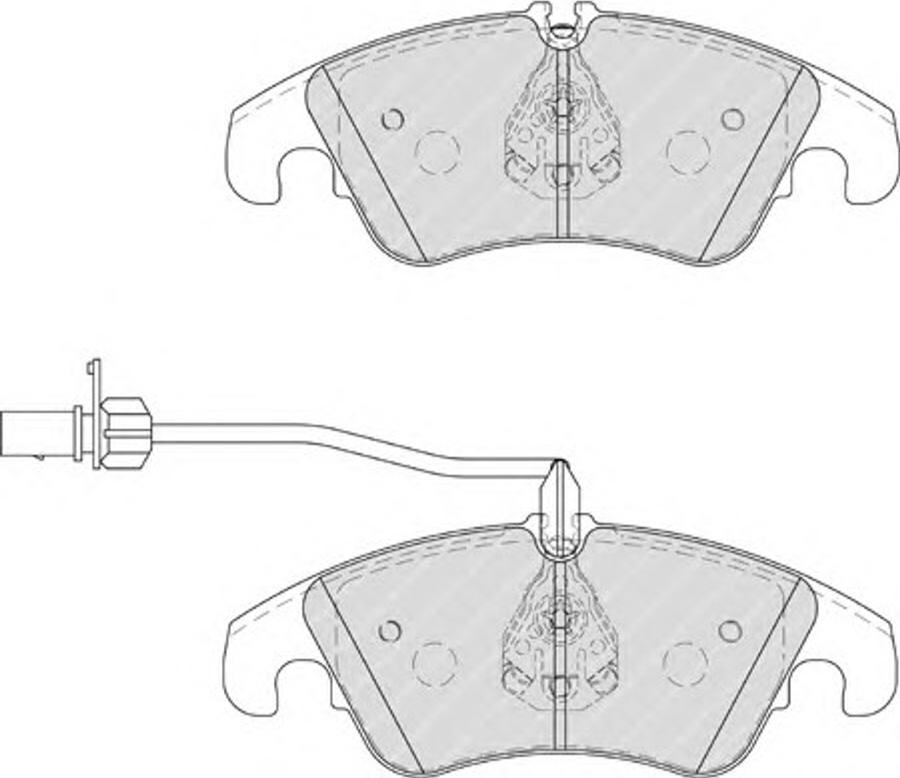 Ferodo FSL4044 - Bremsbelagsatz, Scheibenbremse alexcarstop-ersatzteile.com