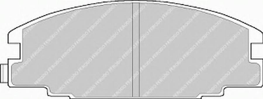 Ferodo FSL678 - Bremsbelagsatz, Scheibenbremse alexcarstop-ersatzteile.com