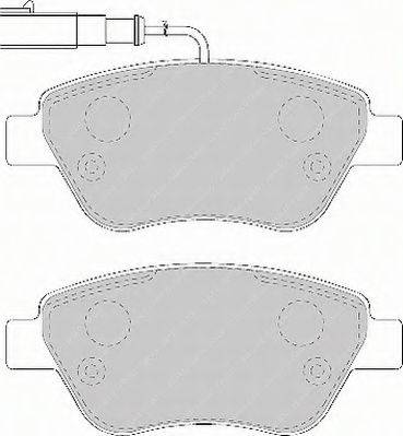 Ferodo FSL1466 - Bremsbelagsatz, Scheibenbremse alexcarstop-ersatzteile.com