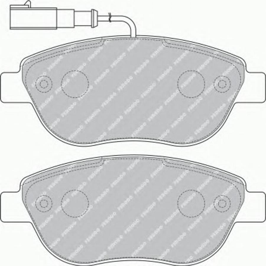 Ferodo FSL1467 - Bremsbelagsatz, Scheibenbremse alexcarstop-ersatzteile.com