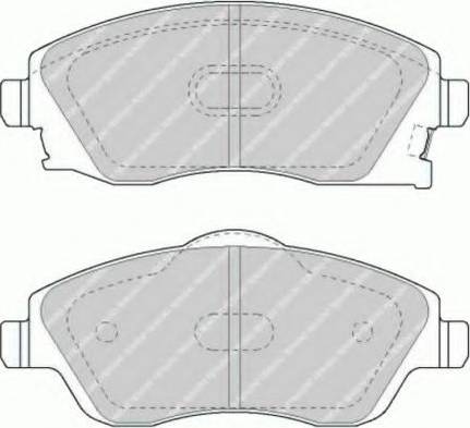 Ferodo FSL1424 - Bremsbelagsatz, Scheibenbremse alexcarstop-ersatzteile.com