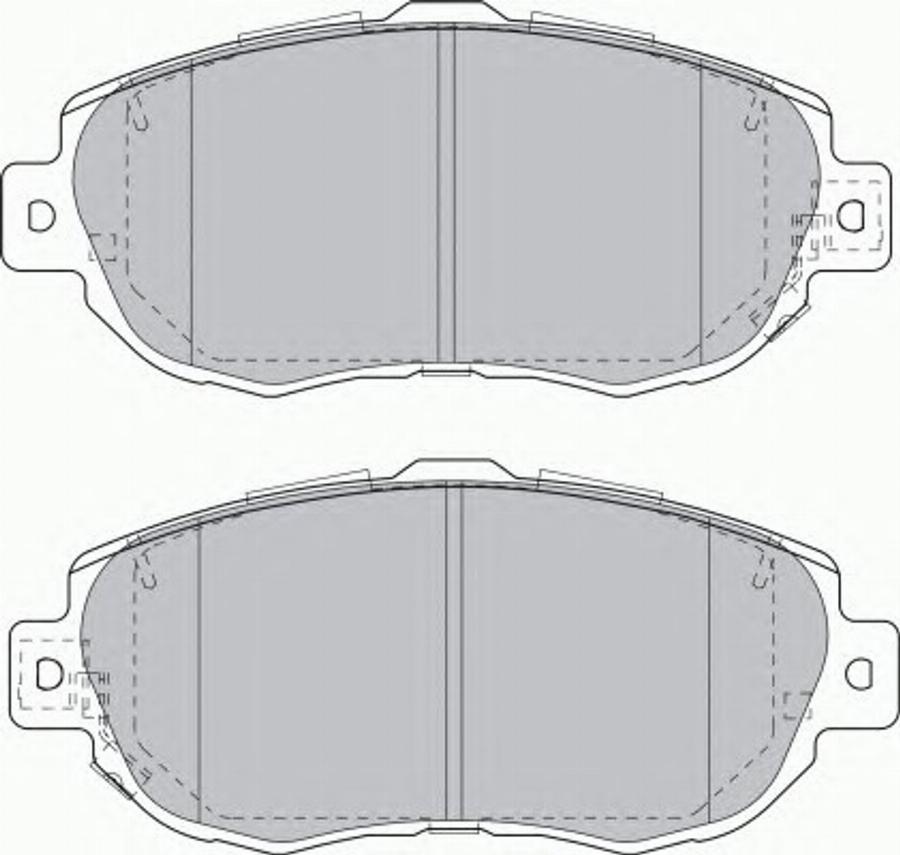 Ferodo FSL1564 - Bremsbelagsatz, Scheibenbremse alexcarstop-ersatzteile.com