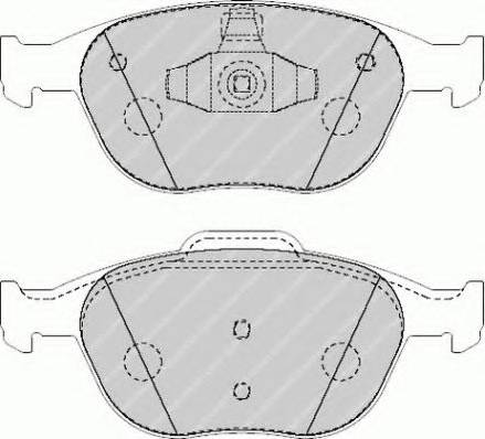 Ferodo FSL1568 - Bremsbelagsatz, Scheibenbremse alexcarstop-ersatzteile.com