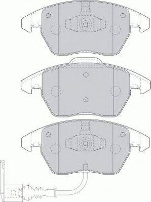 Ferodo FSL1641 - Bremsbelagsatz, Scheibenbremse alexcarstop-ersatzteile.com