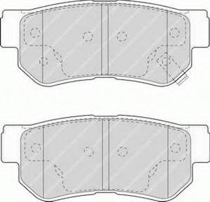 Ferodo FSL1606 - Bremsbelagsatz, Scheibenbremse alexcarstop-ersatzteile.com