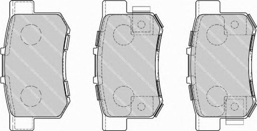 Ferodo FSL1679 - Bremsbelagsatz, Scheibenbremse alexcarstop-ersatzteile.com