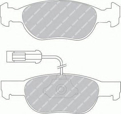 Ferodo FSL1040 - Bremsbelagsatz, Scheibenbremse alexcarstop-ersatzteile.com