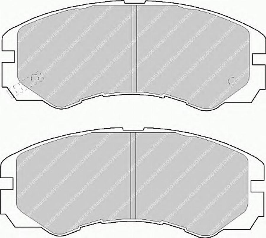 Ferodo FSL1015 - Bremsbelagsatz, Scheibenbremse alexcarstop-ersatzteile.com