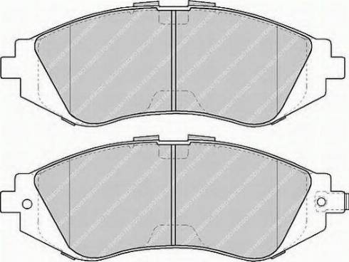 Ferodo FSL1116 - Bremsbelagsatz, Scheibenbremse alexcarstop-ersatzteile.com