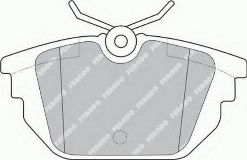 Ferodo FSL1113 - Bremsbelagsatz, Scheibenbremse alexcarstop-ersatzteile.com