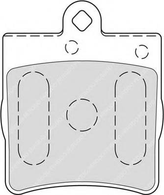 Ferodo FSL1311 - Bremsbelagsatz, Scheibenbremse alexcarstop-ersatzteile.com