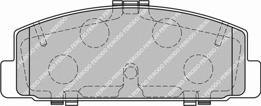 Ferodo FSL1721 - Bremsbelagsatz, Scheibenbremse alexcarstop-ersatzteile.com