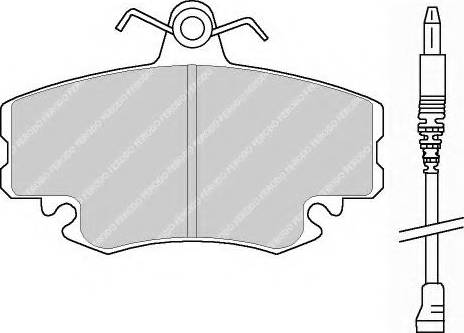 Ferodo FSL845 - Bremsbelagsatz, Scheibenbremse alexcarstop-ersatzteile.com