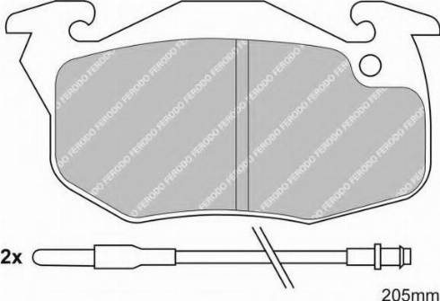 Ferodo FSL393 - Bremsbelagsatz, Scheibenbremse alexcarstop-ersatzteile.com