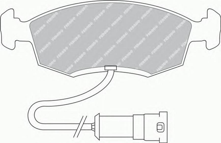 Ferodo FSL276 - Bremsbelagsatz, Scheibenbremse alexcarstop-ersatzteile.com