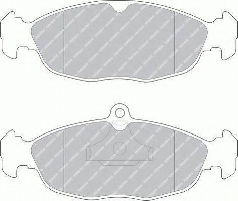 Ferodo FSL732 - Bremsbelagsatz, Scheibenbremse alexcarstop-ersatzteile.com