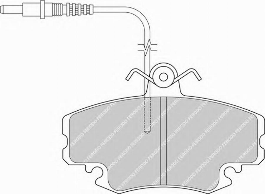 Ferodo FSL720 - Bremsbelagsatz, Scheibenbremse alexcarstop-ersatzteile.com