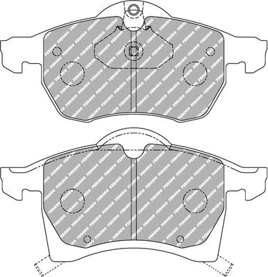 Ferodo Racing FCP1295H - Bremsbelagsatz, Scheibenbremse alexcarstop-ersatzteile.com