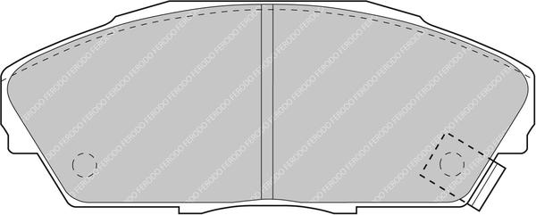 Ferodo Racing FCP748H - Bremsbelagsatz, Scheibenbremse alexcarstop-ersatzteile.com