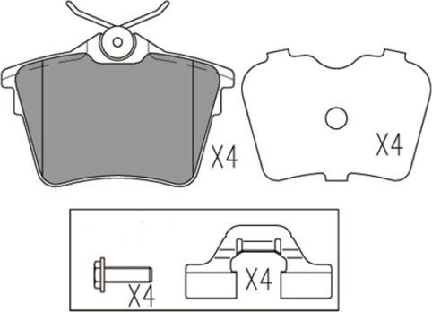 FI.BA FBP4172 - Bremsbelagsatz, Scheibenbremse alexcarstop-ersatzteile.com