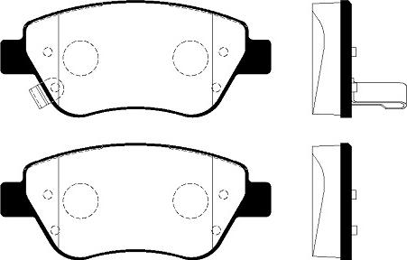 FI.BA FBP4347 - Bremsbelagsatz, Scheibenbremse alexcarstop-ersatzteile.com