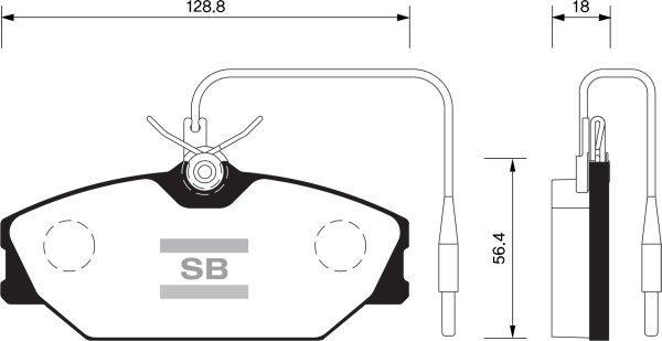 FI.BA FBP1483 - Bremsbelagsatz, Scheibenbremse alexcarstop-ersatzteile.com