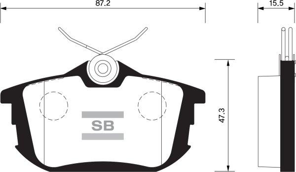 FI.BA FBP1531 - Bremsbelagsatz, Scheibenbremse alexcarstop-ersatzteile.com