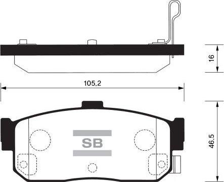 FI.BA FBP1107-R - Bremsbelagsatz, Scheibenbremse alexcarstop-ersatzteile.com