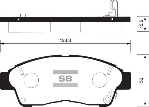 FI.BA FBP1110 - Bremsbelagsatz, Scheibenbremse alexcarstop-ersatzteile.com