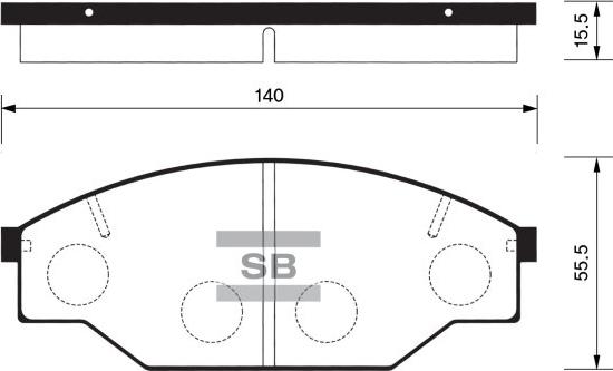 FI.BA FBP1121 - Bremsbelagsatz, Scheibenbremse alexcarstop-ersatzteile.com