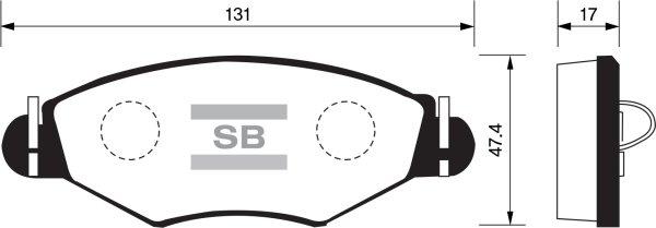 FI.BA FBP1179 - Bremsbelagsatz, Scheibenbremse alexcarstop-ersatzteile.com