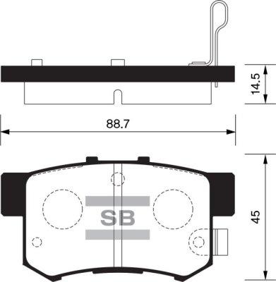 FI.BA FBP1368 - Bremsbelagsatz, Scheibenbremse alexcarstop-ersatzteile.com