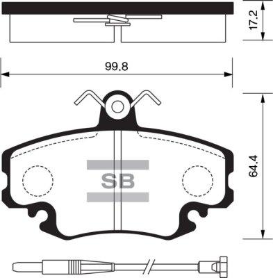 FI.BA FBP1243 - Bremsbelagsatz, Scheibenbremse alexcarstop-ersatzteile.com