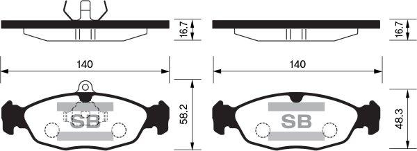 FI.BA FBP1220 - Bremsbelagsatz, Scheibenbremse alexcarstop-ersatzteile.com