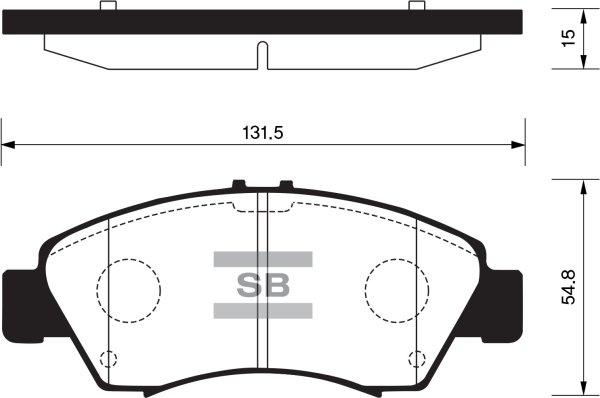 FI.BA FBP2032 - Bremsbelagsatz, Scheibenbremse alexcarstop-ersatzteile.com