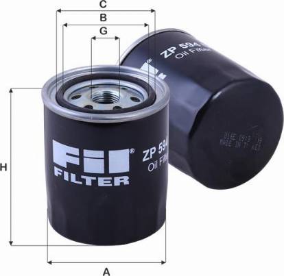 FIL Filter ZP 594 D - Ölfilter alexcarstop-ersatzteile.com