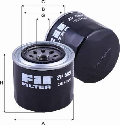 FIL Filter ZP 589 - Ölfilter alexcarstop-ersatzteile.com