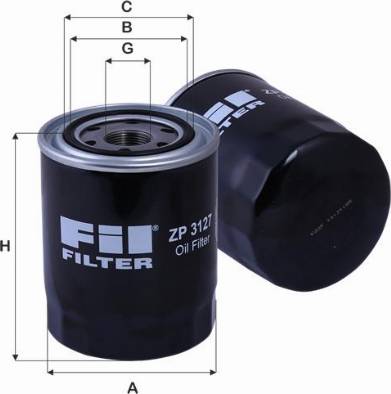 FIL Filter ZP 3127 - Ölfilter alexcarstop-ersatzteile.com