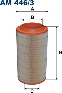 Filtron AM446/3 - Luftfilter alexcarstop-ersatzteile.com